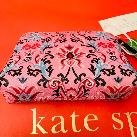 KATE SPADE HYDE LANE FUKUBUKURO COSMETIC CASE PINK - Picture 4 of 8